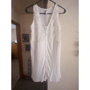 White xhilaration dress
